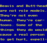 Beavis and Butt-Head screenshot 4 for Sega Game Gear